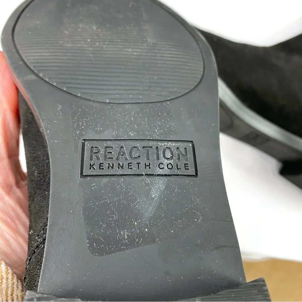 Kenneth Cole Reaction Windy-Y Over The Knee Stretch Boot Black Suede NWOT 7M - Picture 9 of 10